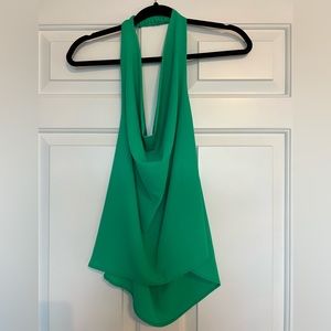 Tyche Emerald Green Halter top